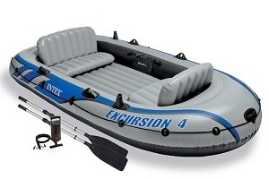 Intex Excursion 4 Inflatable Boat Set