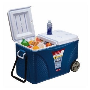 Rubbermaid FG2C0902MODBL Extreme 5­Day Wheeled Ice Chest_Cooler