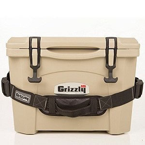 Grizzly 15 Qt Heavy Duty Ice Retention Cooler Ice Chest